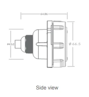 ANSI C136.41 7 PIN Photocell Receptacle JL-260C Supportable Rotate