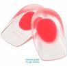 Heel Cushion Pad Insoles-high shock pressure absorption anti-slip PU Gel - 2 Pcs (Pink-Women's)