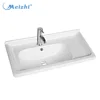 Sanitary ware ceramic long narrow bathroom sink