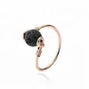 GR00405 fashion custom design wholesale rose gold perfume diffuser ring