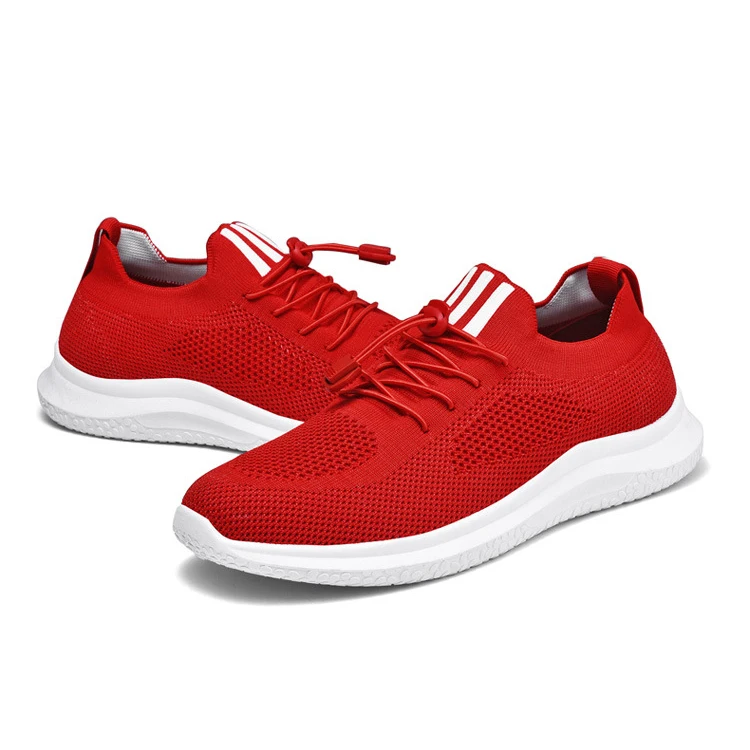 tenis color rojo para hombre