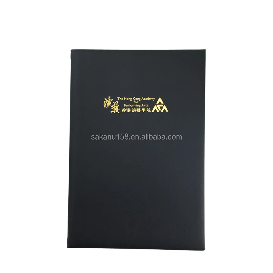 Custom Leather Certificate Holder, A4 Pu Certificate Folder Cover ...