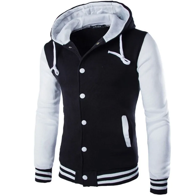 baseball jacket with hood