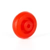 Practical low frication conveyor belt grooved plastic wheels