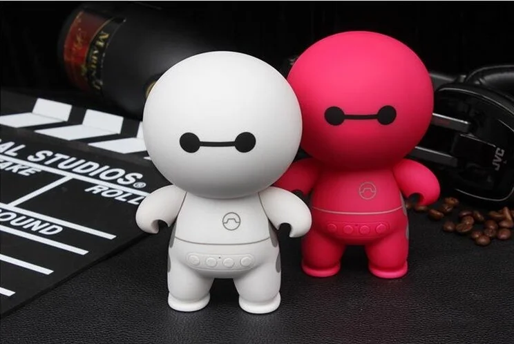 Mini Portable Wireless Cartoon baymax wireless speaker Support TF Card USB AUX Input Handsfree Call - ANKUX.COM