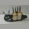 Hot sell Wooden Bumble Bee Crayon Holder Party Favor Teacher Gift Desk Decoration made in China