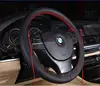 DIY Self Sew Genuine Leather Steering Wheel Cover 4 Colors For Selected