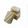 Custom Luxury Small Rectangle Christmas Gift Packaging Boxes with Glitter Ribbon
