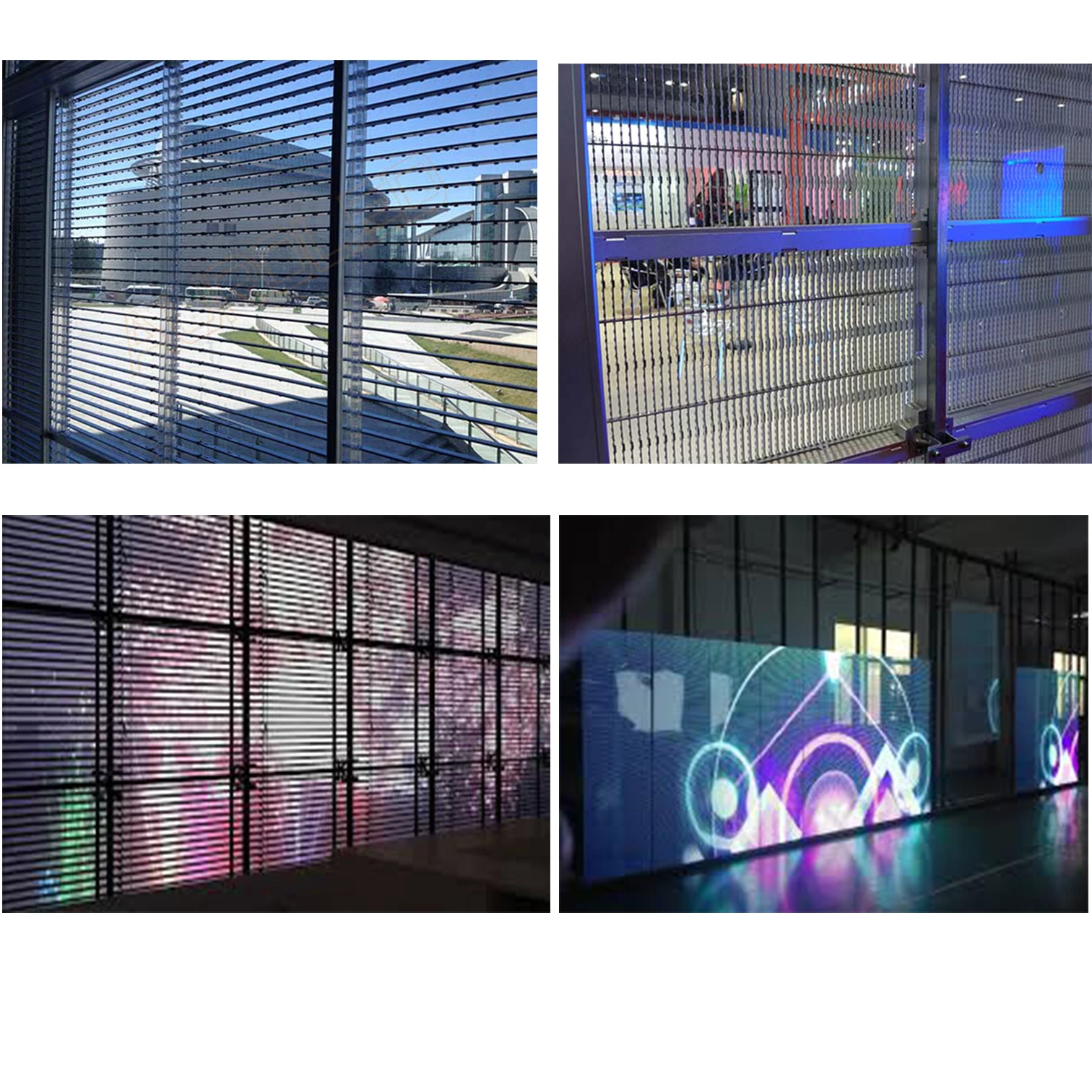 P7.81 Indoor Led Display For Video Wall Transparent Glass Led Display ...