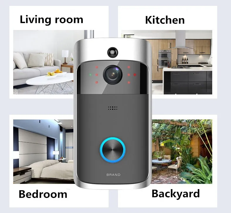 1080p Doorbell Camera Wifi Video Door Bell Camera Wireless Video Door