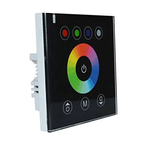 Wall-mounted Glass Touch Panel RGB RGBW Controller Full Color Changing Dimmer for 3528 5050 LED Led Strip Light