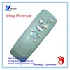 ZF White 8 Keys IR remote Control in tiny size and low cost / 6, 8 switch Remote Control