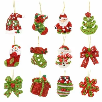 Christmas Holiday Decor Resin Handmade Christmas Ornaments For