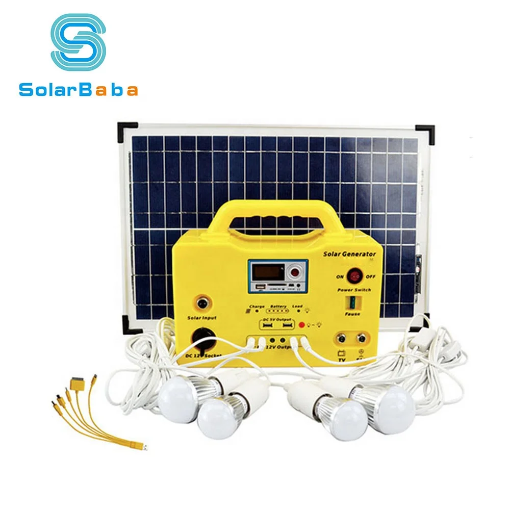 Mini Small Complete Portable 12v 18v 10w 20w 30w 50w Solar Home Led Lighting System Kit Mini Small Complete Portable 12v 18v 10w 20w 30w 50w Solar Home Led Lighting System Kit