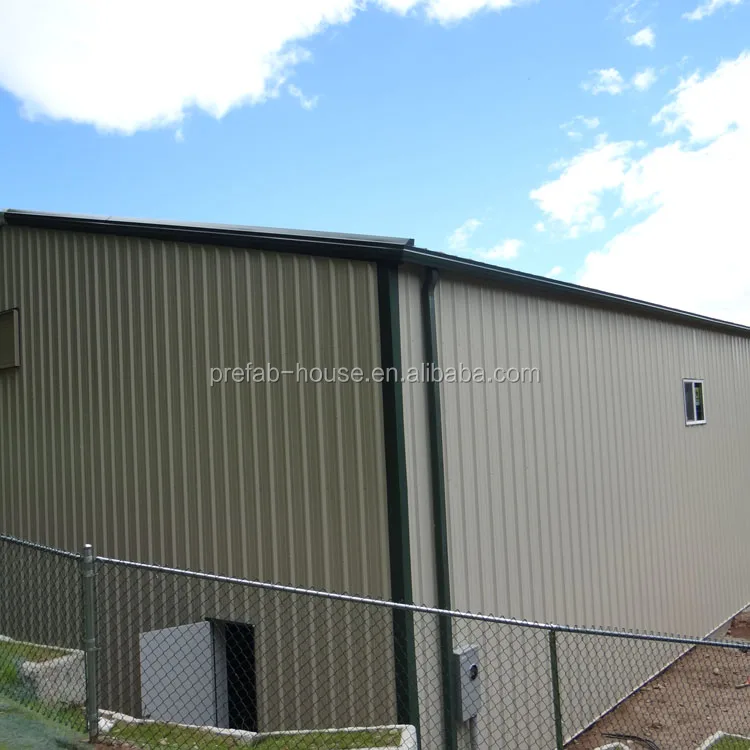 Type of industrial shed, cost of a prefabricated shed, Australia steel shed drawing