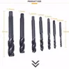 New 7pcs Spiral Hand Thread Tap Screw Spiral Point Thread Metric Plug Drill Bits M3 M4 M5 M6 M8 M10 M12 Hand Tools