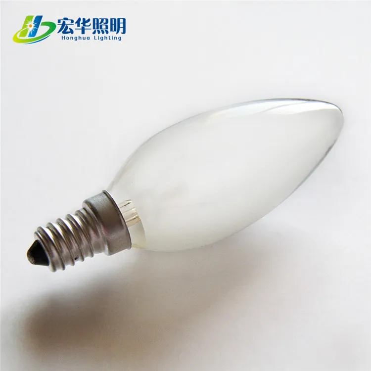 C35 E14 Candle Lamp 60W incandescent working light bulb for decoration