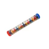 New colorful plastic sound tube toy raining shaker for kids