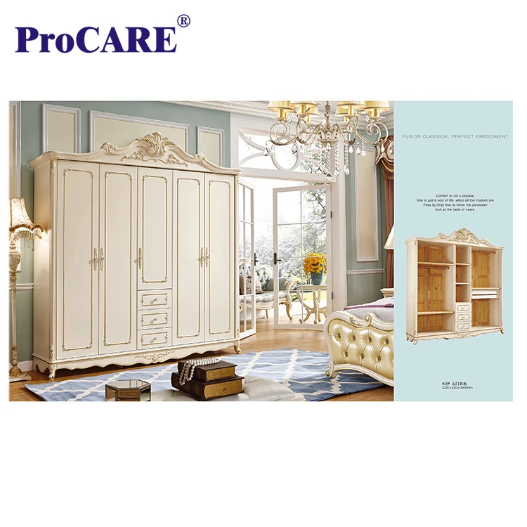 Foshan Home Furniture Bedroom Wooden 5 Doors Wardrobe Buy 5