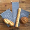 Natural Linen Bread Bags 2-Pack 11 x 15" Ideal for Homemade Bread Unbleached Reusable Food Storage for wedding/Bakery & Baguette
