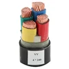 VV22/VLV22/VV 0.6/1KV 4 copper or Aluminum Cores PVC Insulation PVC Sheath Steel Tape Armored Electrical power Cable