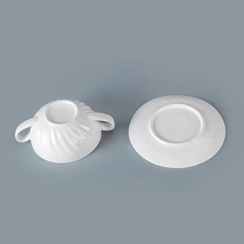 product-Two Eight-Wholesale porcelain tableware beautifully fractured soup bowls with handles dinner-1