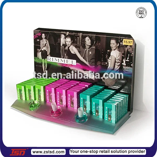 Countertop Perfume Shop Fittings Display Rack,Acrylic Perfume Organizer