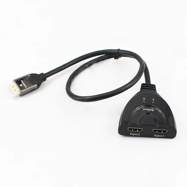 Hdmi Switch 2x1 Pigtail Hdmi 2x1 Cable Adapter Switcher Cable 2 In 1
