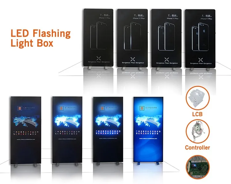 Outdoor Advertising Double Sided Hanging Sign LED Photography Light Box