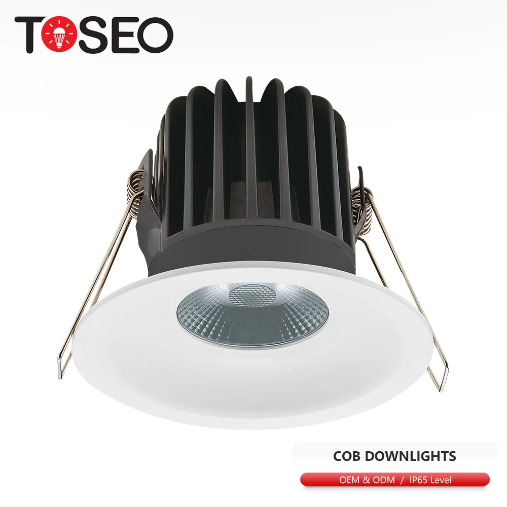 12v IP20 Die-casting 10W home Commercial aluminum down light recessed cri90 led cob downlight