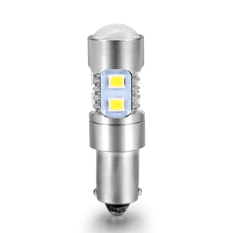 CST LED Auto Light T10 BA9S BAX9S BAW9S BAY9S 10SMD 2835 1.6W 170LM T10 Led Car Bulb Interior License Plate Width Signal Lamp