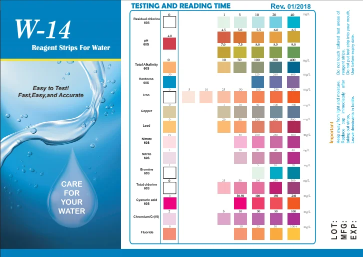 Industrial Scientific Portable Water Lead Copper Test Kit 14 In 1 Buy