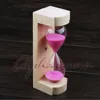 Sauna Parts and Accessories Sand Timer Red Powder Including 2pcs screw for Wall Mounting Installation