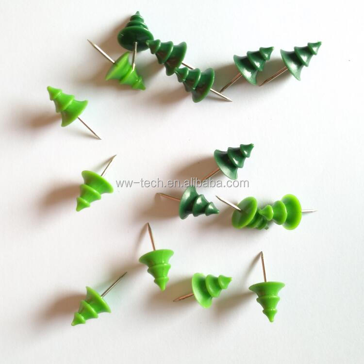 
Christmas Trees Thumb Map Tacks Push Pins 