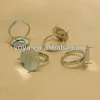 JFS1014 Silver plated blank adjustable ring base,ring finding