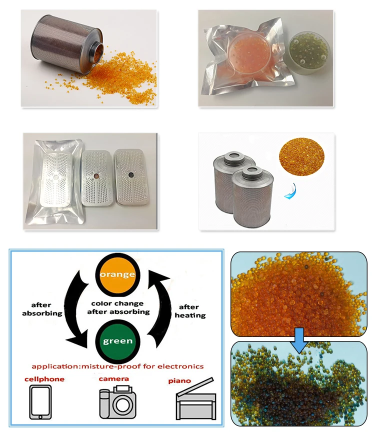 Reusable Cylinder Silica Gel Aluminum Canister And Desiccant