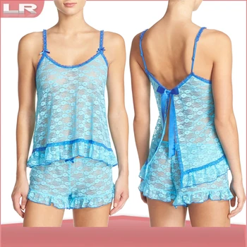 Transparent Hot Sale Ladies Mini Nightwear Lace Babydoll - Buy Mini