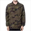 Guangzhou Custom Logo Elastic Cuff Camo Coaches Jacket For Men