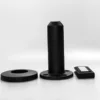 Glass Railing Matt Black Stainless Steel Glass Spigot Mini Post