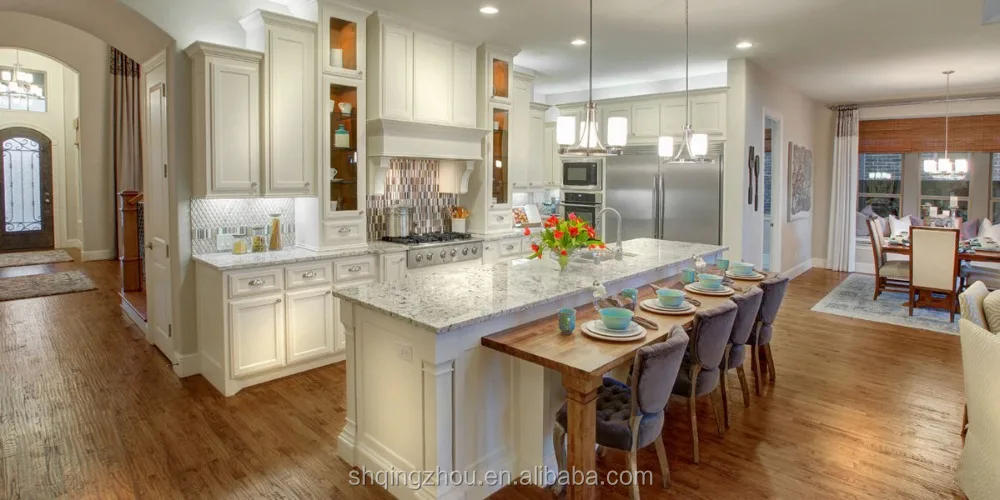 
Factory Direct Popular White Raised Panel Kitchen Cabinet 