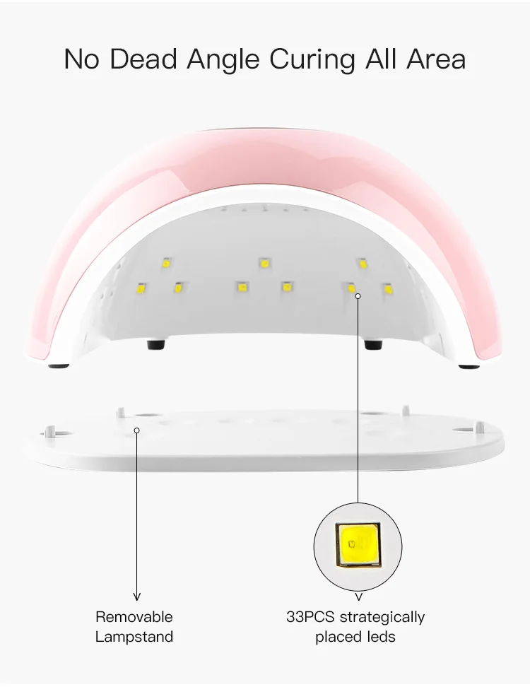 nail uv lamp nail dryer machine sun uv led lamp gel dryer nail lamp led light professional 72W