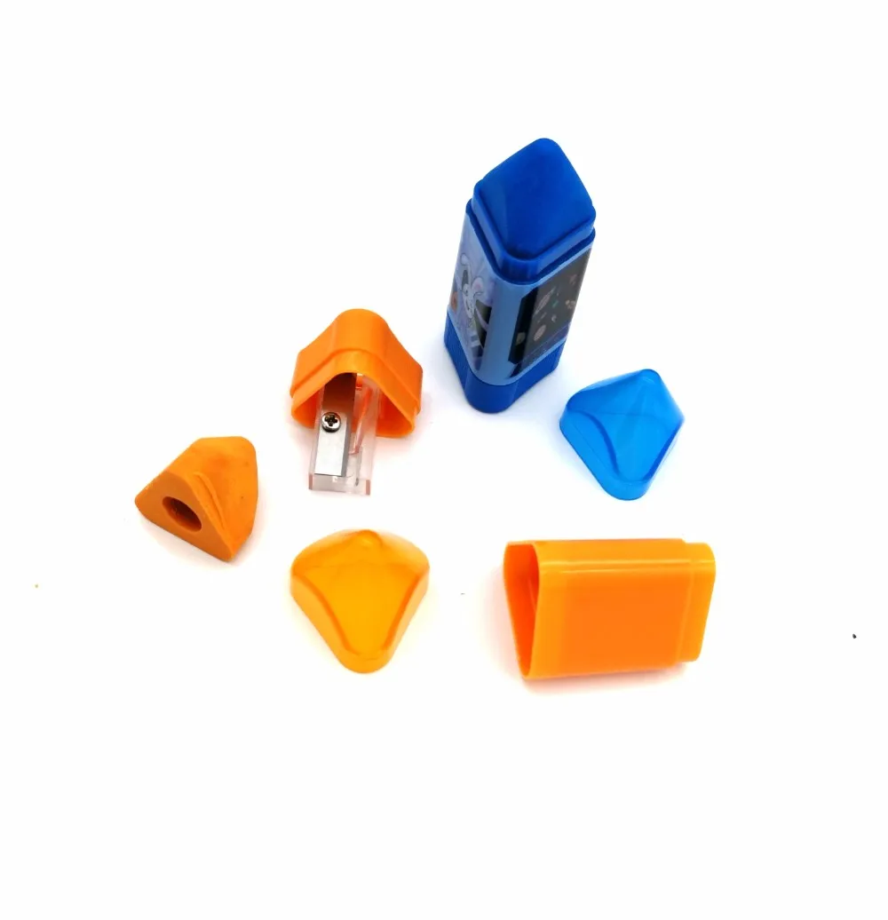 Triangular One Hole Pencil Sharpener With Eraser Buy One Hole Pencil