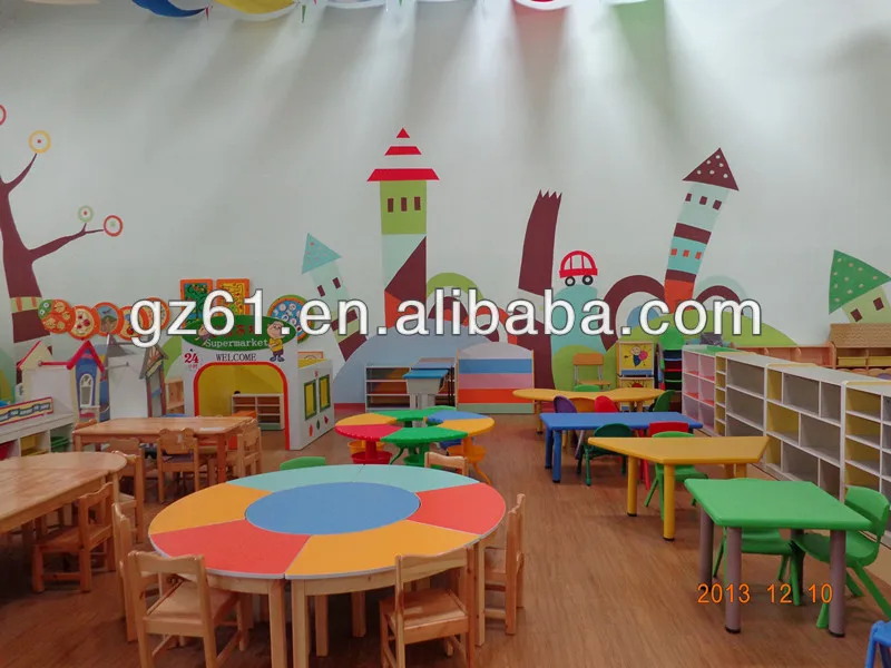 Guangzhou Cheap Daycare Furniture Kids Table And Chair Set For