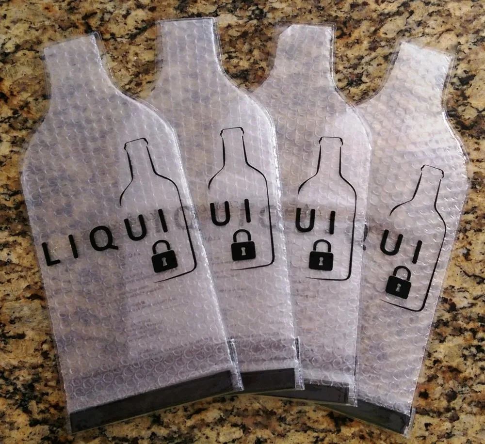 Oem Promotional Transparent Plastic Pvc Collapsible Wine Cooler Bag