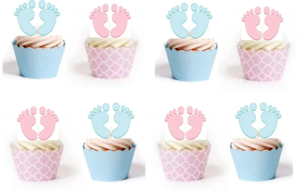 edible baby feet for cupcakes