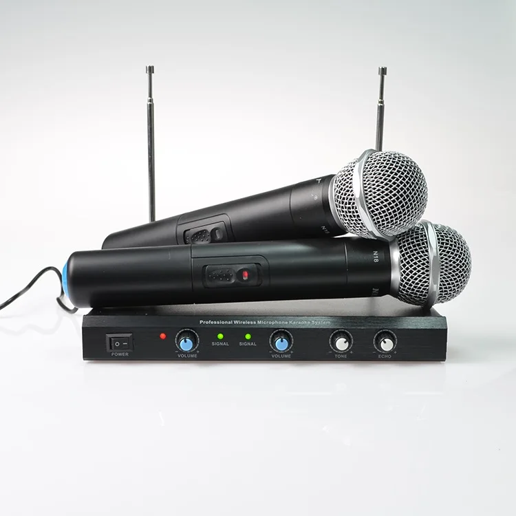 0GymSong karaoke VHF Wireless ECHO microphone system