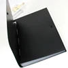 Oem custom A4 Black classic pvc hard cover plastic expanding file folder