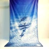 Factory Price Microfiber Suede Coloured Sport Beach Towel With Strap