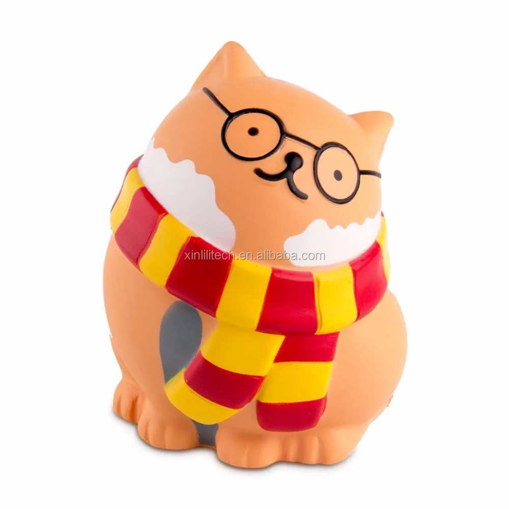 
Slow Rising Squishy Glasses Cat Squishy Toy, Sweet Scented Vent Charms Toy Cute Kid Toy Hand Toy, Lovely Stress Relief Toys 