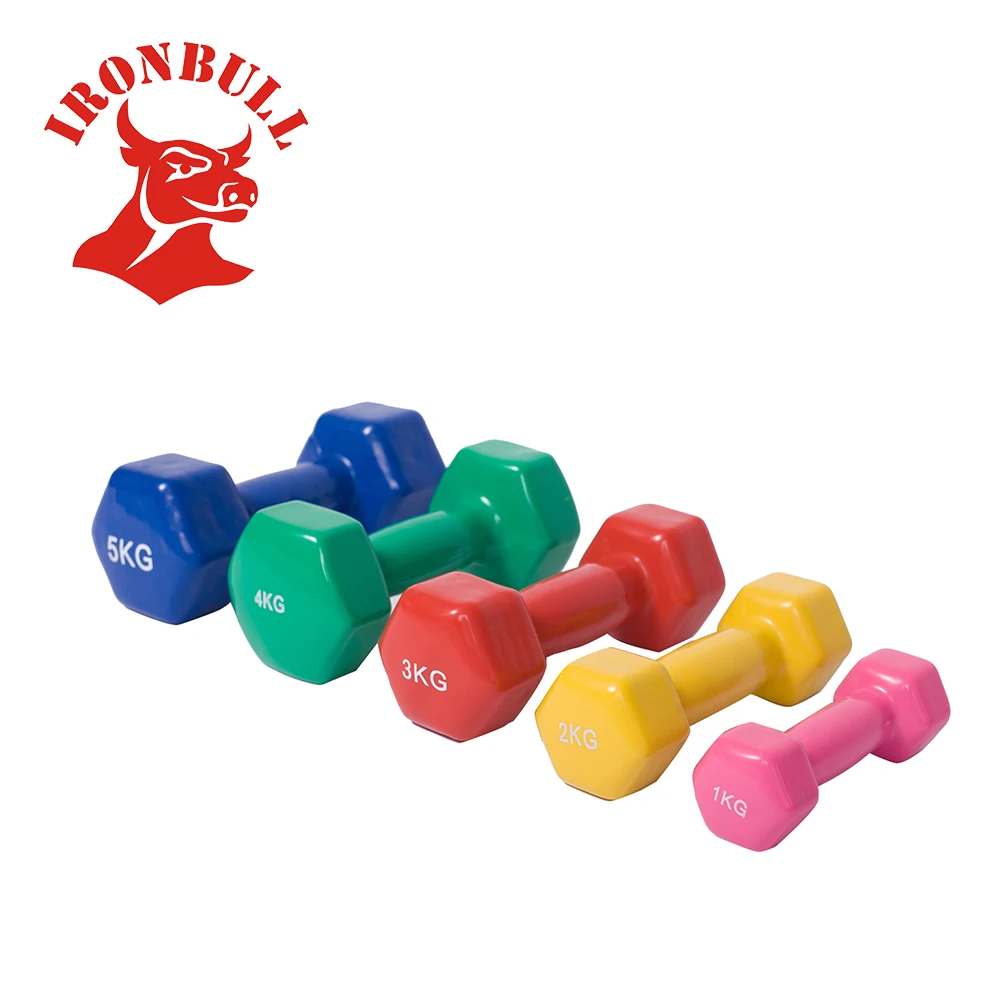 cheapest colorful viny dumbbell